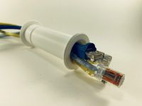 1/2" ID Wall Port Fits Standard 3 5/8" - 5 1/4" Wall Thickness