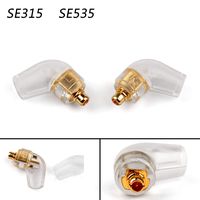 Areyourshop 1Pair for Etymotic SE315 SE535 UE900 Earphone Cable Pin Connector Plug Clear