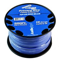 Audiopipe Blue 500' Feet 14 Gauge AWG Car Audio Primary Power Cable Remote Wire