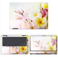 decalrus - Protective Decal Plumeria Flower Skin Sticker for Samsung Notebook 9 Pro 15 NP940X5M (15.6" Screen) case Cover wrap SAntbk9pro15_np940x5m-182