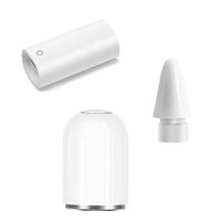 POWVAN Pencil Sets with Pencil Cap, Pencil Nib Cover and Charging Adapter, Compatible with iPad Pro Pencil (iPencil Sets)