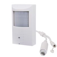 Inwerang 5MP POE IP Security Hidden Spy Camera, 3.7mm Wide Angle Pinhole Lens, Indoor PIR Housing Spy Camera,ONVIF(Plug&Play with Hikvision PoE NVR), 940nm Invisible IR LEDs, 10m Night Vision