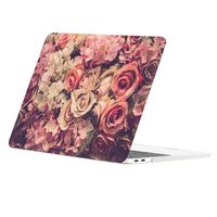 TOP CASE MacBook Pro 15 inch Case 2019 2018 2017 2016 Release A1707 A1990, Floral Pattern Graphic Rubberized Hard Case Compatible MacBook Pro 15" Touch Bar - Lavish Floral