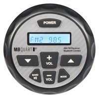 MB Quart GMR2.5 Gauge Hole Bluetooth Marine Apple Control Receiver for Boat