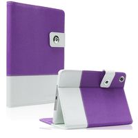 SAVEICON Apple iPad Mini 3 / 2 and 1 Case - Purple Hybrid iPad Mini Folio Case Smart Cover Stand with Card Slots & Auto Wake/ Sleep Feature for Apple iPad Mini Retina Display & iPad Mini 3 (Released 2014)