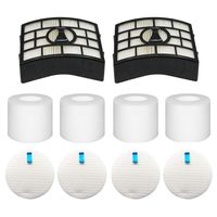 Colorfullife NV650 NV750 Filters for Shark Rotator Powered Lift-Away Vacuum NV650, NV650W, NV651, NV652, NV750, NV750W, NV751, NV752, 4 Foam & Felt + 2 Hepa Filters, Replaces Part XFF650 & XHF650