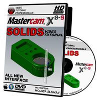 Mastercam X8-X9 SOLIDS Video Tutorial Training in HD