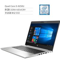 2019 Newest HP Probook 440 G6 14" HD Business Laptop (Intel Quad-Core i5-8265U, 8GB DDR4 Memory, 512GB M.2 SSD) Backlit, Type-C, HDMI, RJ45, Fingeprint, Windows 10 Pro Professional