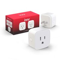 Innr Zigbee Smart Plug, Works with Philips Hue, SmartThings, Alexa, Google Home (Hub Required) SP 224 (2-pack)