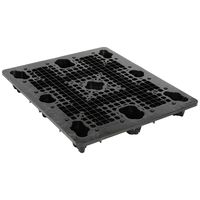 ORBIS Nestable Shipping Plastic Pallet, 48"Lx40"W, 2300 Lb Fork Capacity - Lot of 5