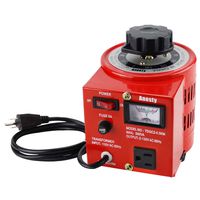 Anesty Variable Auto Transformers Adjustable Voltage Transformers 5Amp 0-130V