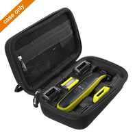 Aproca Hard Travel Storage Case Compatible with Philips Norelco OneBlade Face + Body hybrid electric trimmer and shaver QP2630/70 QP2630/72 (Black)
