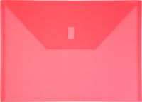 Lion Design-R-Line Poly Envelope, 9-3/8 x 13 Inches, Transparent Pink, 1 Envelope (22080-PK)