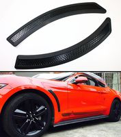 Cuztom Tuning Fits for 2015-2017 Ford Mustang Black Mesh Polyurethane Front Fender Side Vent Cover