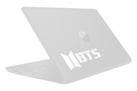 Stick'emAll Vinyl Decals BTS Army KPop Bangtan Boys Window Laptop Decal (BTS Side Shield, Gloss White)