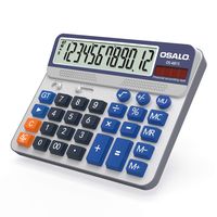 Pendancy Large LCD Display Button 12 Digits Desktop Calculator(6815)