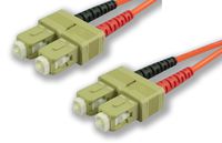 Lynn Electronics SCSCDUPMM-3M 62.5/125 Orange Duplex Multi-Mode Fiber Optic Patch Cable, SC-SC, 3 Meters in Length Orange