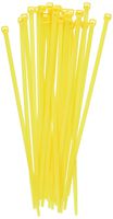 Morris 20623 Fluorescent Nylon Cable Tie with 50-Pound Tensile Strength, 8-Inch Length, Yellow, 100-Pack