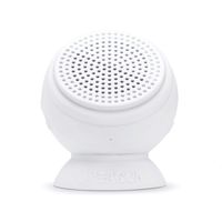 Speaqua Sound Company - 100% Functionally Waterproof Bluetooth Speaker with Built in Internal Storage - Barnacle Plus Series - Great White