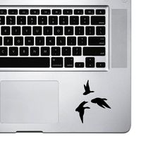StickAny Palm Series Hunting Geese Sticker for MacBook Pro, Chromebook, and Laptops (Black)