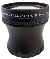 Zeikos  ZE-4558T  52/58mm 4.5X TelePhoto high definition lens , includes lens pouch and cap covers (Life Time Warranty)