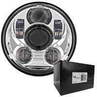 Eagle Lights 5.75 inch Chrome LED Projection Headlight - Generation III for Harley Sportster, Dyna Others