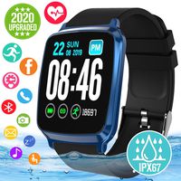 Smart Watch, Smartwatch for Android Phones, Waterproof Fitness Watch with Heart Rate Sleep Monitor Sport Fitness Activity Tracker Watch with Pedometer Calorie Compatible for Samsung iOS Women Men
