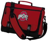 OSU Buckeyes Laptop Bag Ohio State University Messenger Bag or Computer Bag