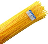 12" Heavy Duty Self Locking Nylon Cable Zip Ties,100 Pcs (Yellow)