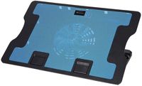 Storte Super Silent Premier Quality 638 B High Cooling Pad with 1 Big Fan at 1200RPM,2 USB Ports,Fan Control Button & 1 USB Cable for All Notebooks/Upto 17" Laptops/All Tablet (Blue)