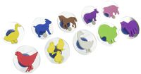 Center Enterprises Inc. Ready2Learn Giant Stampers, Farm Animals, 10/Set