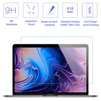 FORITO Ultra Thin Glass Screen Protector for 2016-2019 MacBook Pro 13 Model A1706 A1708 A1989, Industry Leading 0.006" Almost Invisible, 99.9% HD Clear Not Reduce The Screen Brightness