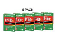 FUJIFILM FP-100C 3.25 X 4.25 Inches Professional Instant Color Film - 5 Pack