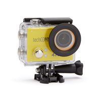 TechComm SPH10 Ultra 4K 30fps Action Sports 16MP Camera with Sony IMX214 Sensor and Accessory Bundle