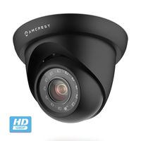 Amcrest UltraHD 2MP Indoor/Outdoor Camera Dome Analog Security Camera IP67 Weatherproof 98ft IR Night Vision, Quadbrid (HD-CVI/TVI/AHD/Analog), 103° Wide Angle, Home Security, Black (AMC2MDM28P-B)
