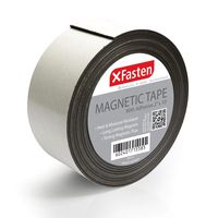 XFasten Flexible Strong Magnetic Tape, 2-Inch x 10-Foot