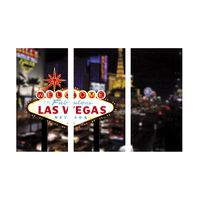 thaisan7 9 ft. x 6 ft. Plastic, Las Vegas Strip Backdrop Photo Prop Wall Mural Casino Party Poker Night Gamble