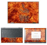 decalrus - Protective Decal Dragon Skin Sticker for Lenovo 500E ChromeBook (11.6" Screen) case Cover wrap LEChromebook500E-133