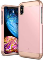 Caseology Savoy for iPhone Xs Case (2018) - Stylish Design - Rose Gold