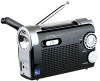 TWC EZ Crank H640-WC Solar / Hand Crank AM/FM Emergency Radio with Cell Phone Charger & LED Flashlight