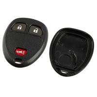 Key Fob Keyless Entry Remote Shell Case & Pad fits Buick / Chevy Avalanche Equinox Express Silverado Traverse / GMC Sierra / Pontiac Torrent