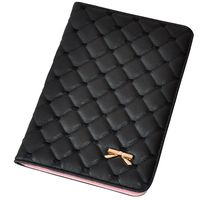 TRENTON Faux Leather Smart Case Stand Cover for iPad 2 3 4 5 Air 2 Mini 1 2 3 4 (iPad Mini 1/2/3, Black)