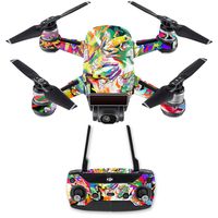 MightySkins Skin Compatible with DJI Spark Drone & Controller - Wet Paint | Protective, Durable, and Unique Vinyl Decal wrap Cover | Easy to Apply, Remove, and Change Styles | Made in The USA