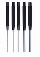 Starrett S248 Extended Length Drive Pin Punch, 1/8"-3/8" Pin Diameters, 8" Overall Length, 3-1/2" Pin Length Pack of 5 in Starrett Red Cardboard Box