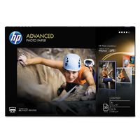 HP CR696A Advanced Photo Paper, 66 lbs, Glossy, 13 x 19, 20 Sheets/Pack