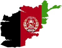 Map with flag inside afghanistan 4x4.5 symbol sticker decal die cut vinyl - Made and Shipped in USA