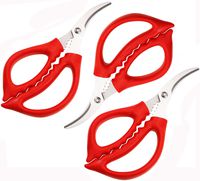 Joyce Lindberg Seafood Scissors for Kitchen Seafood Fish Crab Shrimp Lobster Scissors Set of 3