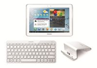 Samsung Galaxy Tab 2 Bundle: 10.1-Inch 16 GB Tablet (White), Bluetooth Keyboard and Desktop Dock