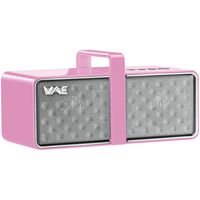 Hercules Ultra-Compact Bluetooth 2.0 Speaker - Retail Packaging - Pink/White