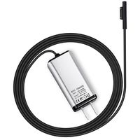 YGJ Microsoft Surface Charger for Surface Go, Surface Pro 3/4/5/6, Surface Book 1/2, Surface Laptop 1/2, 65W 15V 4A Power Supply with 6.56Ft Cord